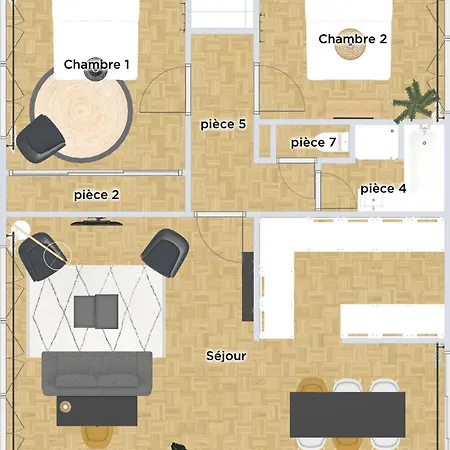 Apartment Functional 2 Bedroom